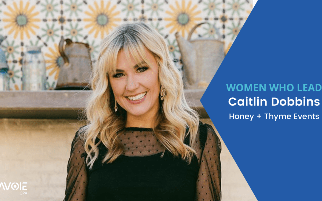 Caitlin Dobbins with Honey +Thyme Events